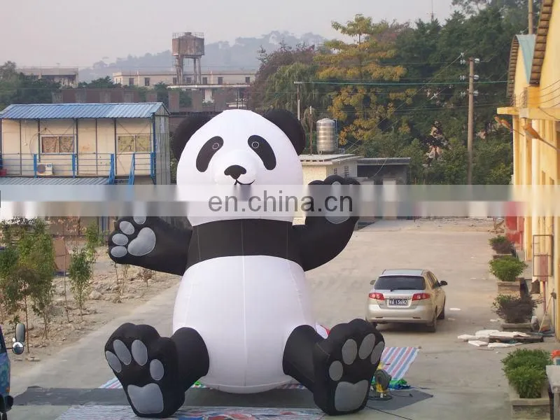 high quality inflatable panda bouncer with Chinese characteristics
