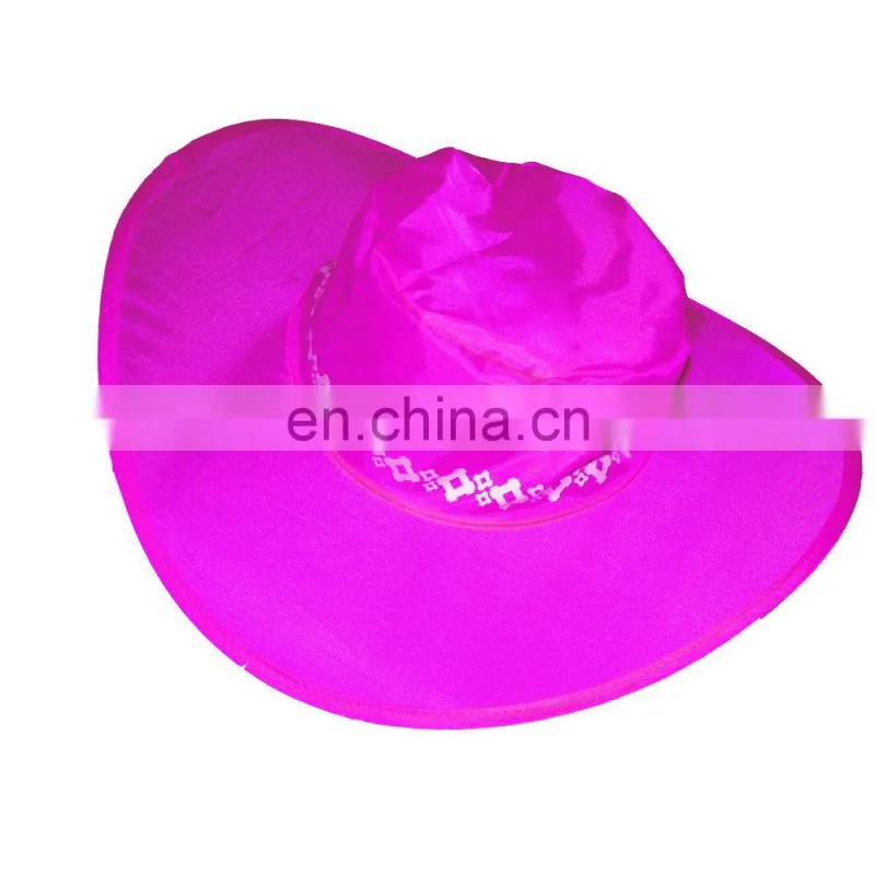 Factory price summer hat man cowboy hat with lining