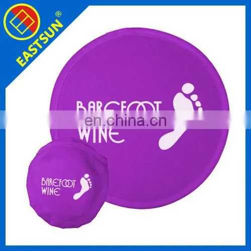 Promotional Fabric Folding Frisbee , pop up frisbee
