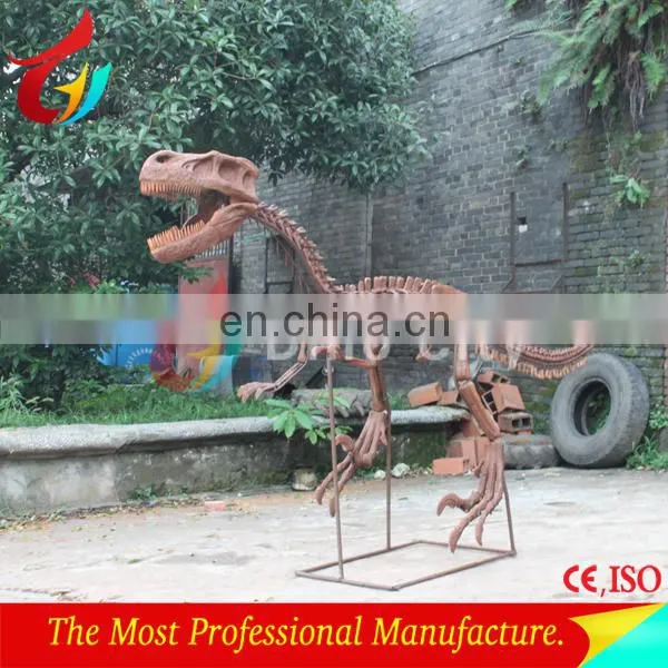 3m Length Life Size Fibrglass Realistic T-rex Dinosaur Fossils