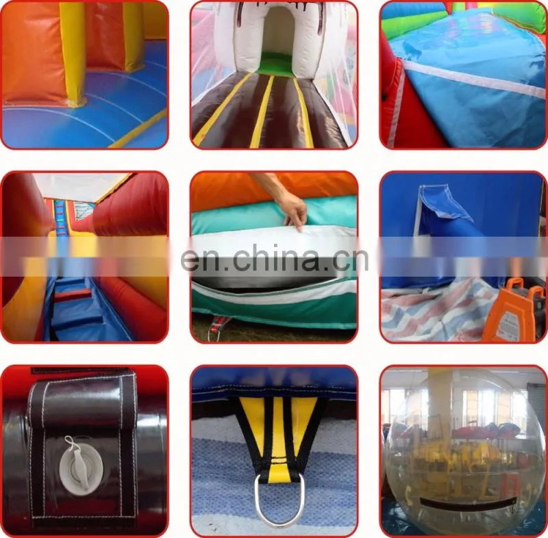 Outdoor commercial PVC tarpaulin Inflatable obstacle course equipment for adults