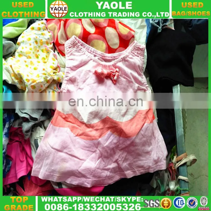 children summer high quality china used clothing