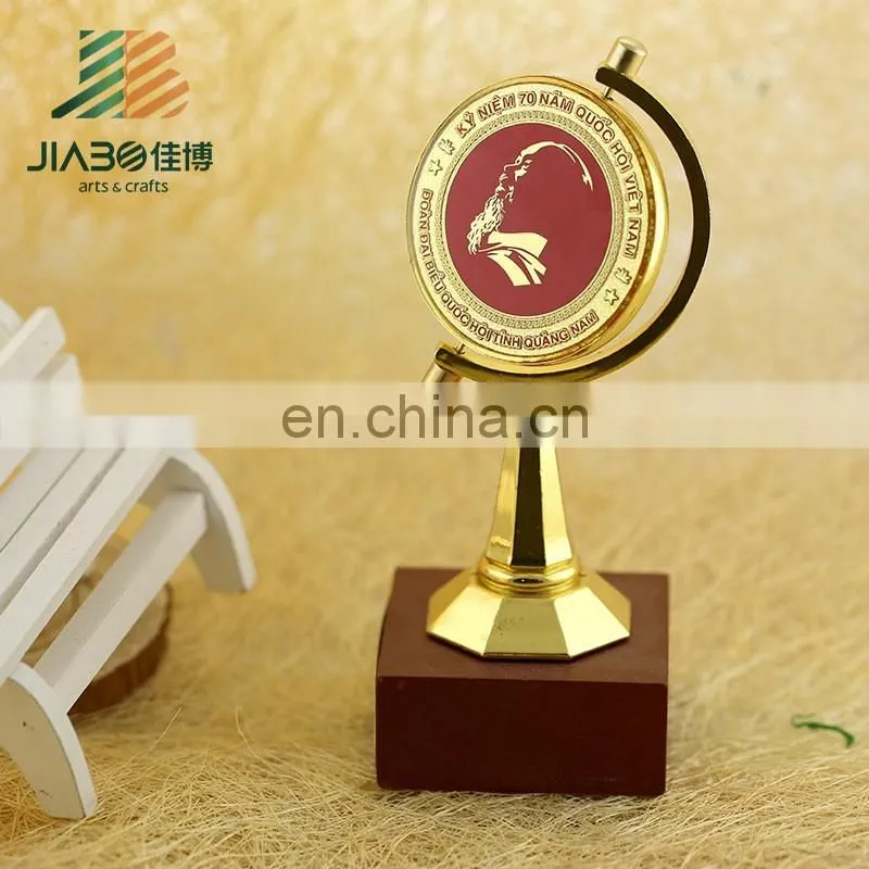 Jiabo custom wholesale trophy parts gold metal trophy cup award