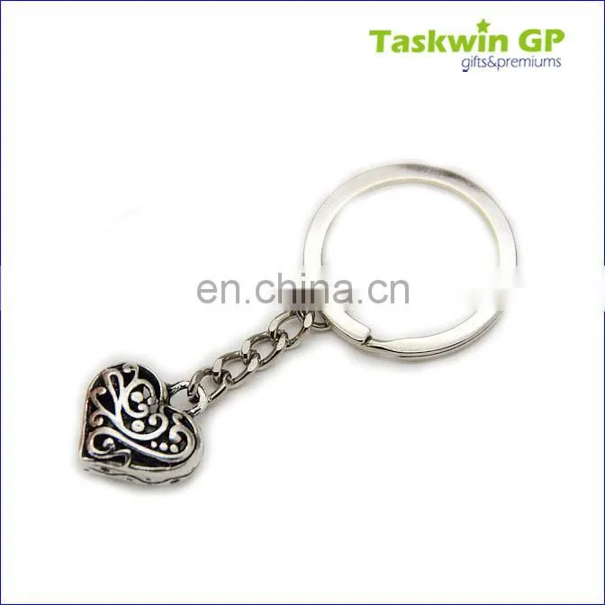 Charm Custom heart shape metal keychain,metal keyrings, keychain, keycring