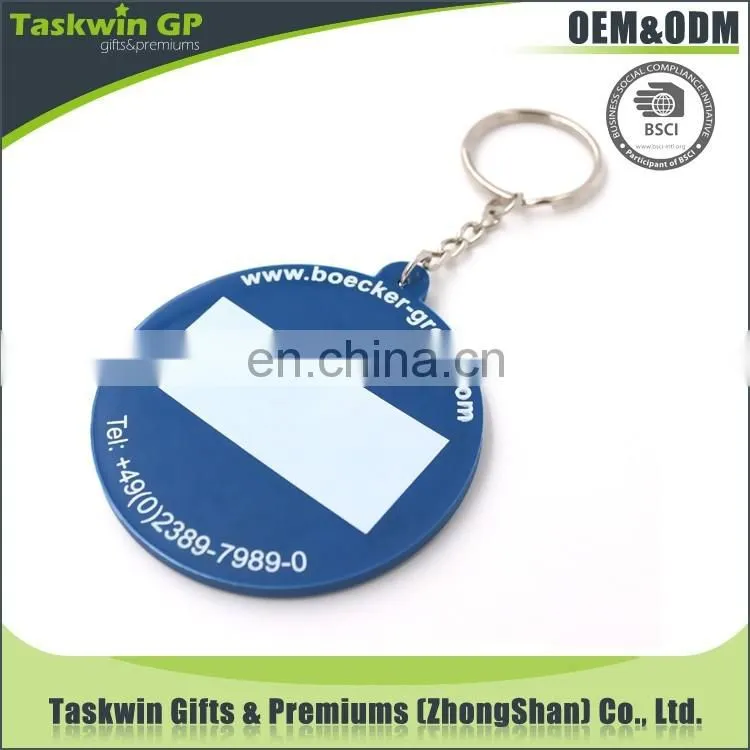 high quality custom shape soft pvc rubber keychain keyring for promotion