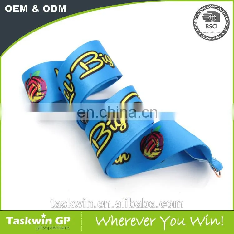 2017 new design sublimated lanyard with custom logo