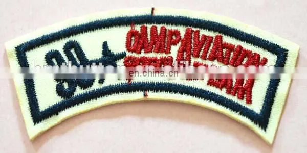 polyester flat woven garments label