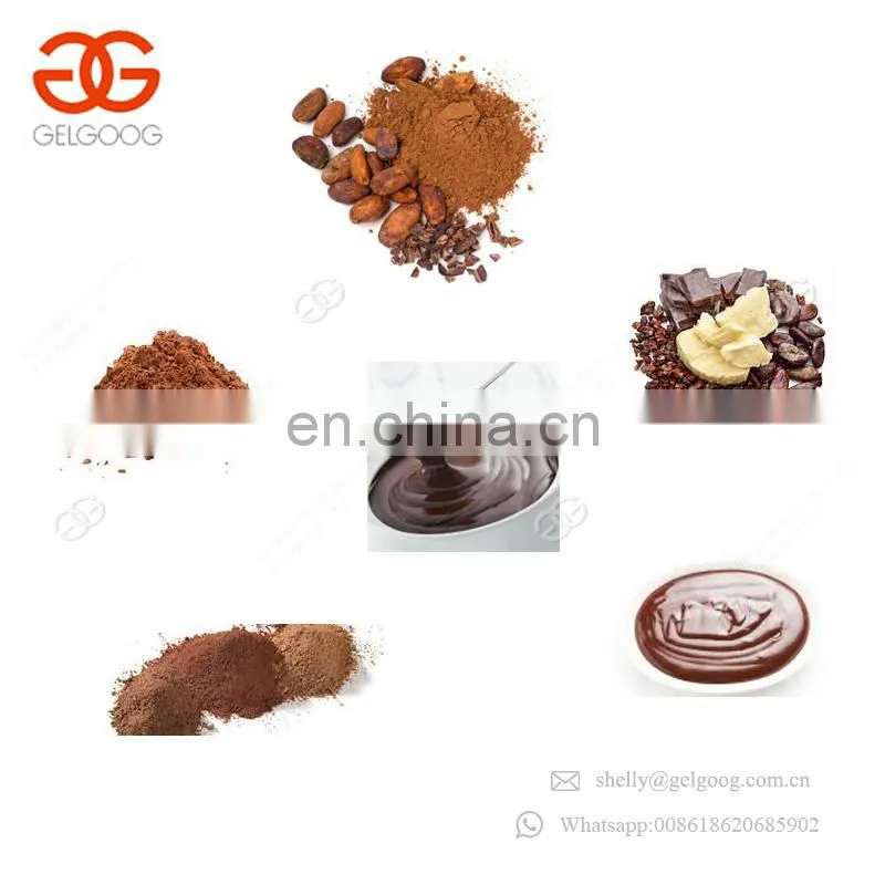 Cocoa Powder Groundnut Roasting Equipment Production Line Cocoa Bean Butter Making Machine