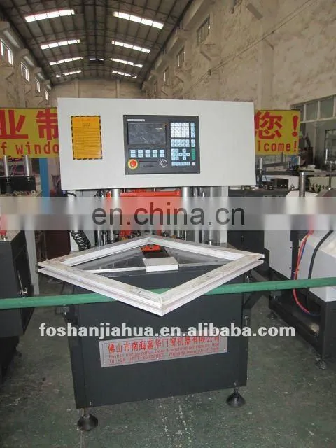 Four doors and windows painted sculpture welding PVC window equipment--Seamless welding machine for color plastic profile pvc