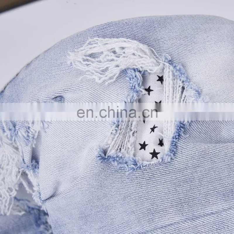 DiZNEW 2019 custom washed jeans pant men denim jeans slim fit skinny jeans denim