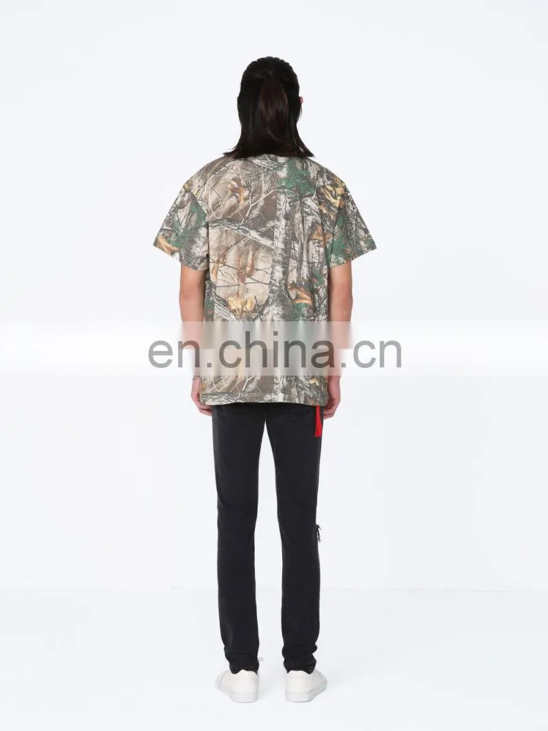 DiZNEW Oem Mens High Quality All Over Print T-Shirt Cotton T Shirt Full Print