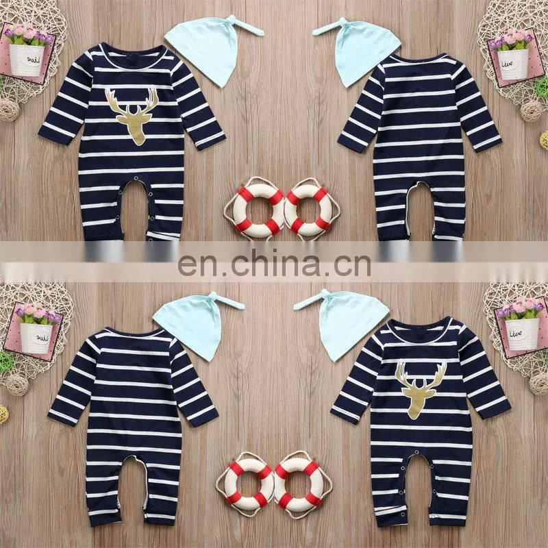 baby romper set 1-2 year old baby clothes fall wearing long sleeve rompers