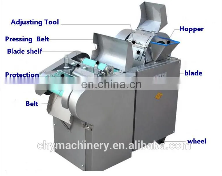 multi-funtion vegetable cutting machine potato carrot cutting chips slice leaf cutting machine fruit cutter