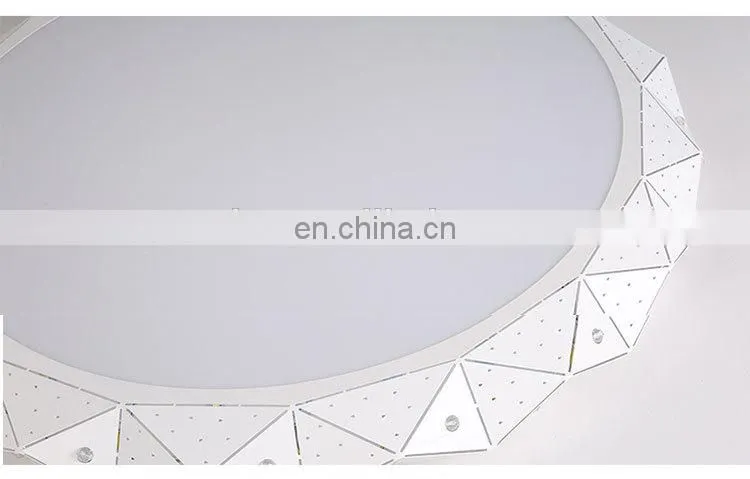 Modern Simple Round LED Living Room Ceiling Light Creative Acrylic Bedroom Lighting