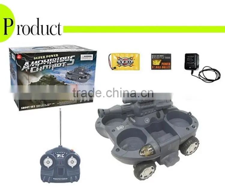 High quality rc car toy on land and water for wholesale