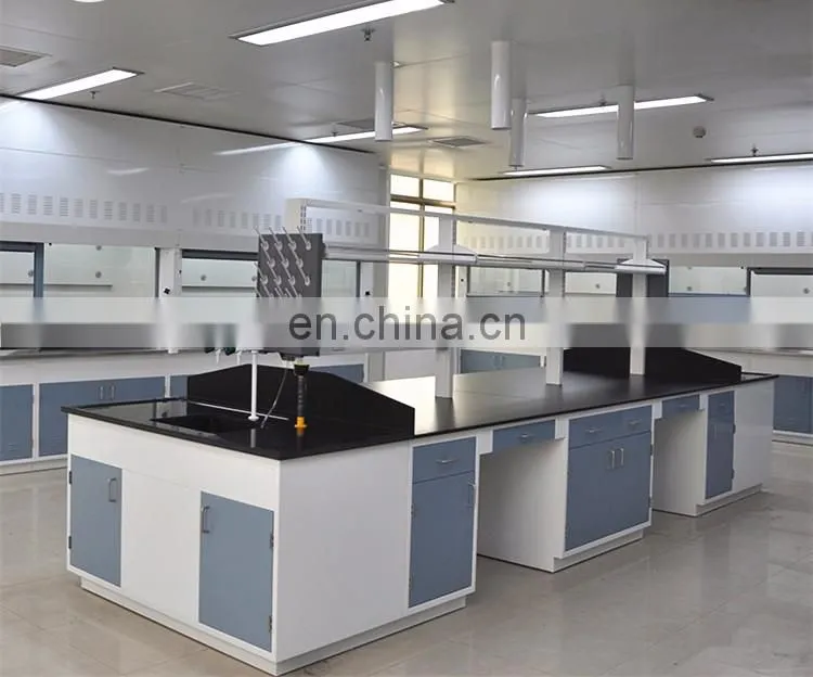 10ft metal work bench Steel lab furniture design/school laboratory chemicals/lab table with sink