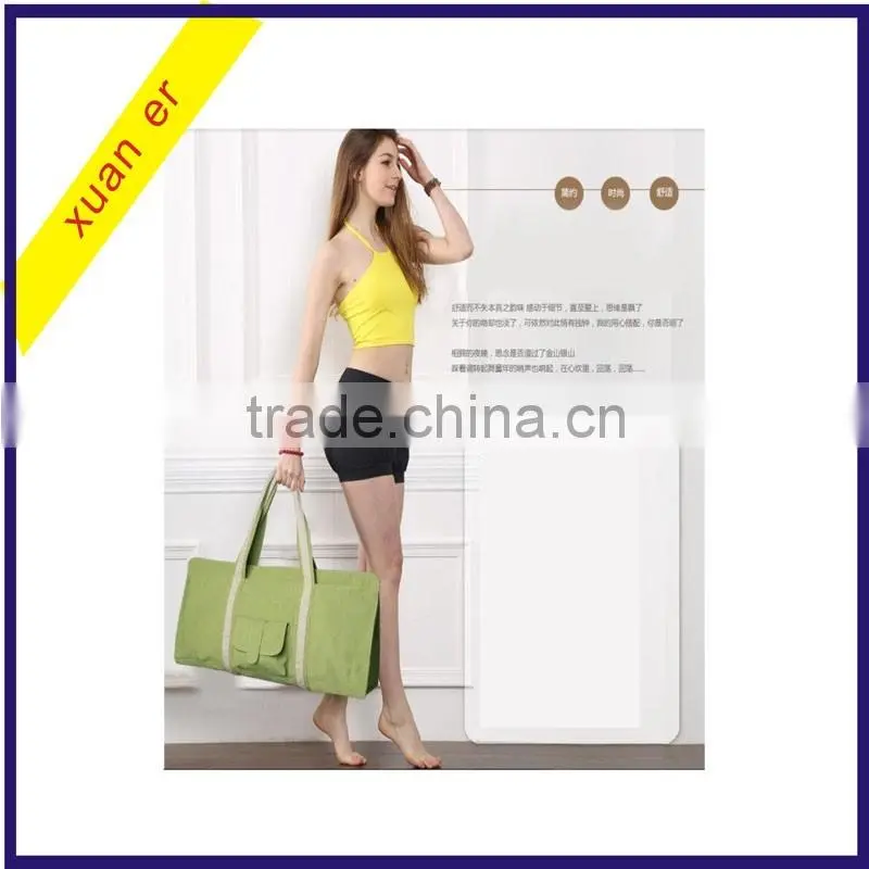 Wholesale canvas sports gym bag for yoga in china market