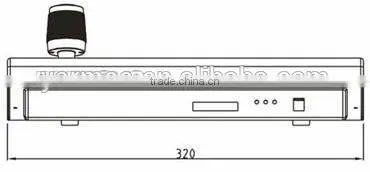 3D PTZ Keyboard Controller / Video Conference Keyboard YC540-YARMEE