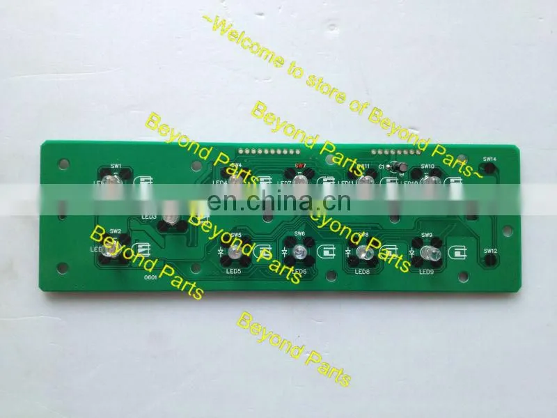 sk200-3 console Rubber keypad for kobelco excavator