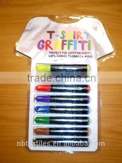 Non-washable fabric markers pen