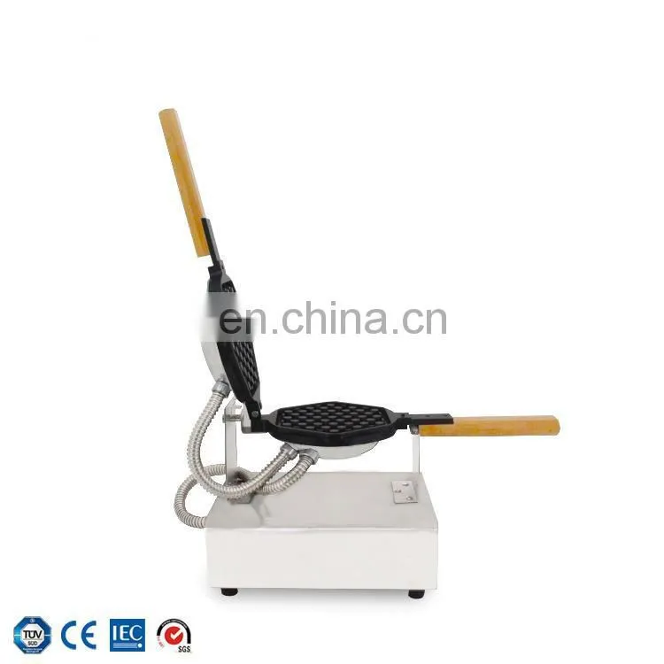 Electric heating mechanical version honeycomb waffle double-sided heating turnover electric cake file baking snack equipment