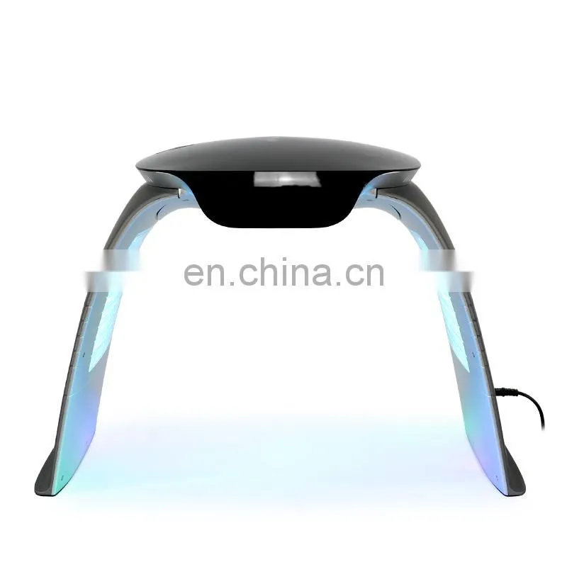 2022 professional portable 7-color pdt led light therapy machine face rejuvenation with nano spray