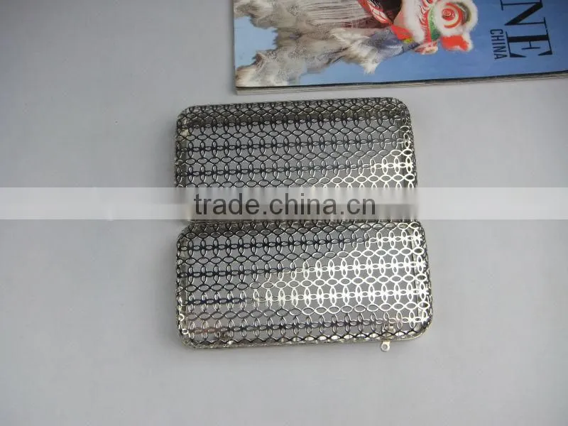 6.5 inch Reticular gift box frame cosmetic bag
