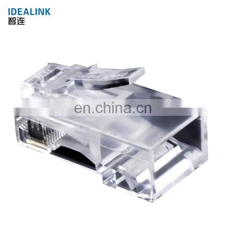 High performance 1000pcs set UTP network Ethernet cat6 rj45 connector 8p8c modular plug