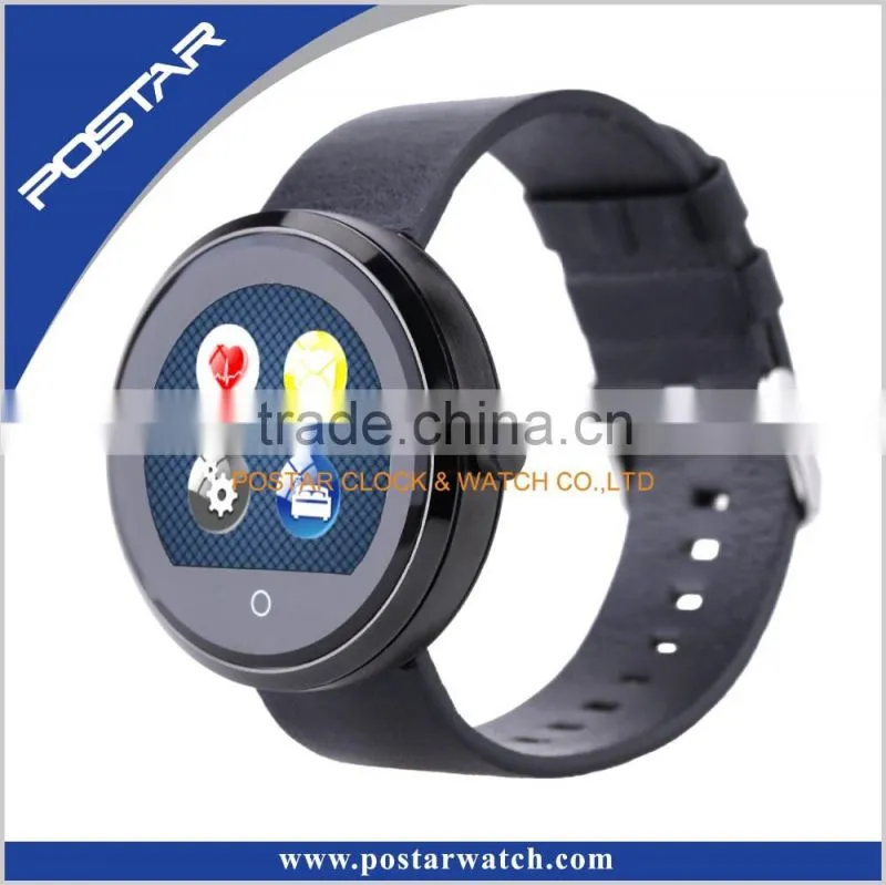 All Color Leather Band Smart Watch