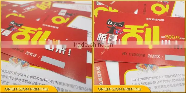 Lottery Ticket Production