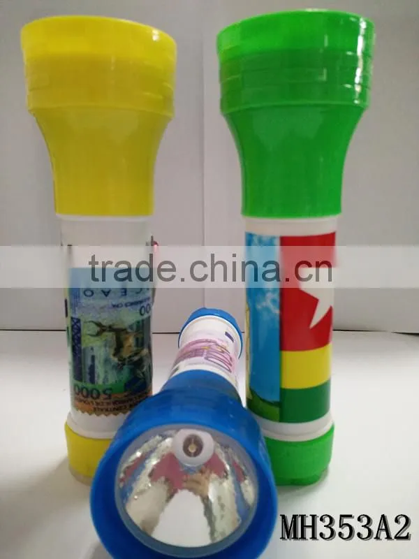 Super Bright Flashlight Mini Pocker Plastic led light