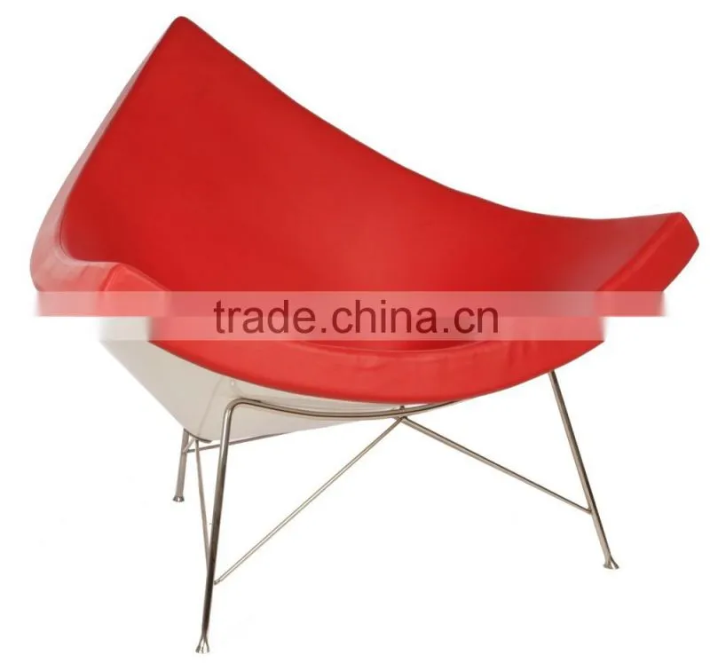 Worldwide famous replica chair pu leather coconut chair