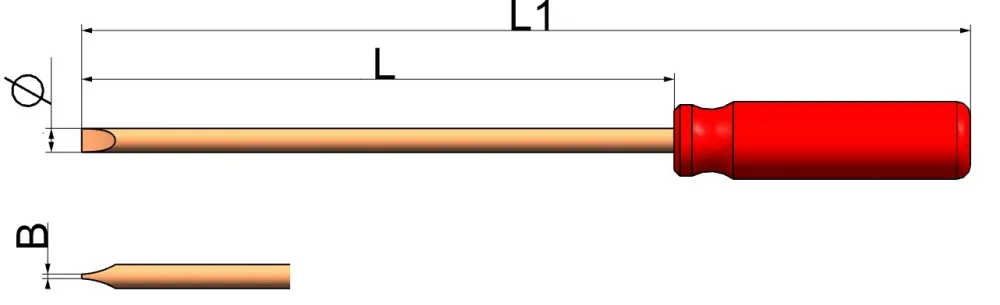 2080A-150防爆一字螺丝刀简图.png
