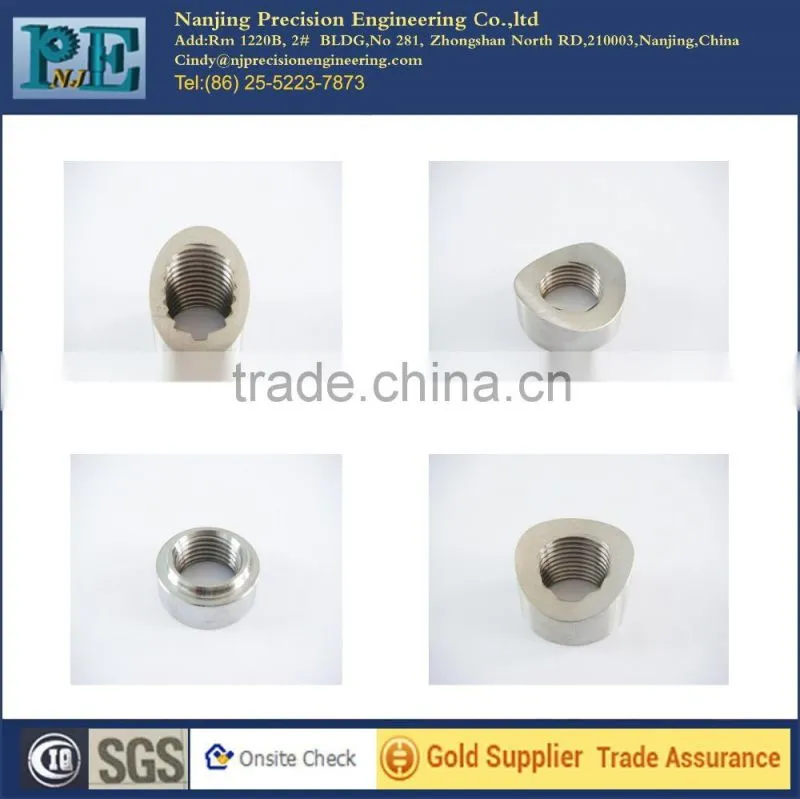 OEM cnc machining ss304 nut,cnc turning nuts,motorcycle spare parts
