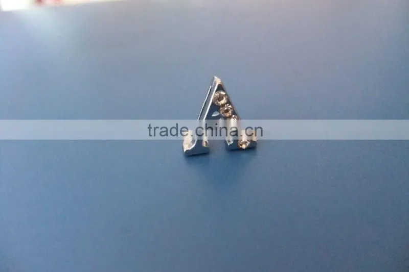 Compet Wholesale DIY 8mm Rhinestone Slider Letter Charms