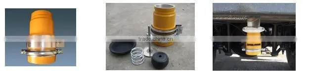 2015 4inch dump valve & 4inch gravity drop valve for water truck parts