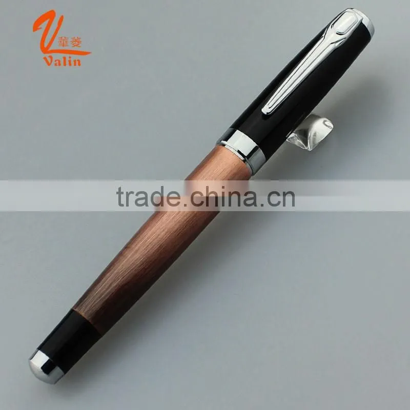 Europe popular designed bulk and heavy wooden ball pen