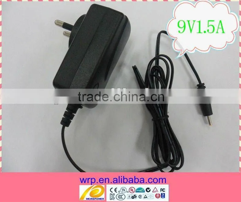 9v ac adapter 1.5A for mid tablet PC