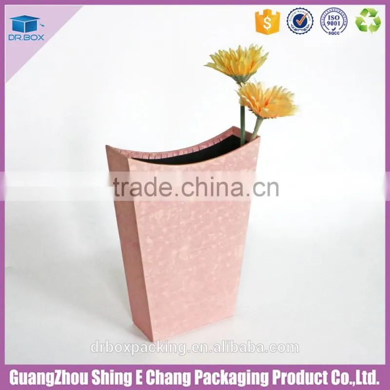 The sitting room decoration color paper printing flower showing vase
