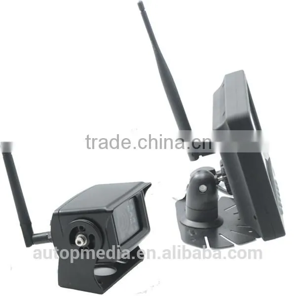 7"anti-interference wireless rearview camera system transmitt and receiver for car
