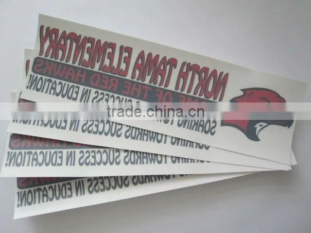 promotional static window sticker