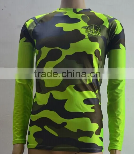 Top quality any design women rash guard/custom made rash guard mma