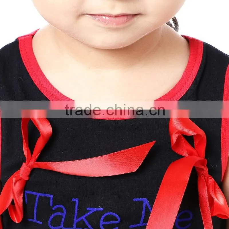 2016 new baby girl matching outfits 4th of July baby girls outfits