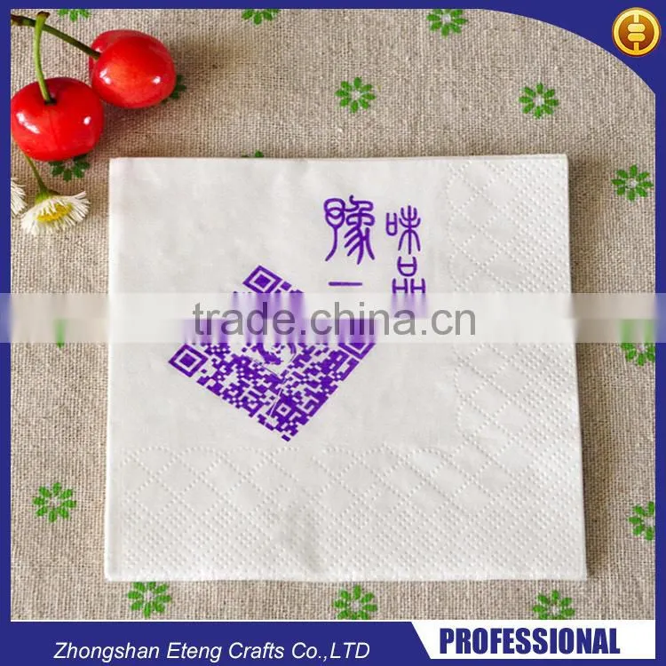 Bulk packing sale custom printing paper napkin