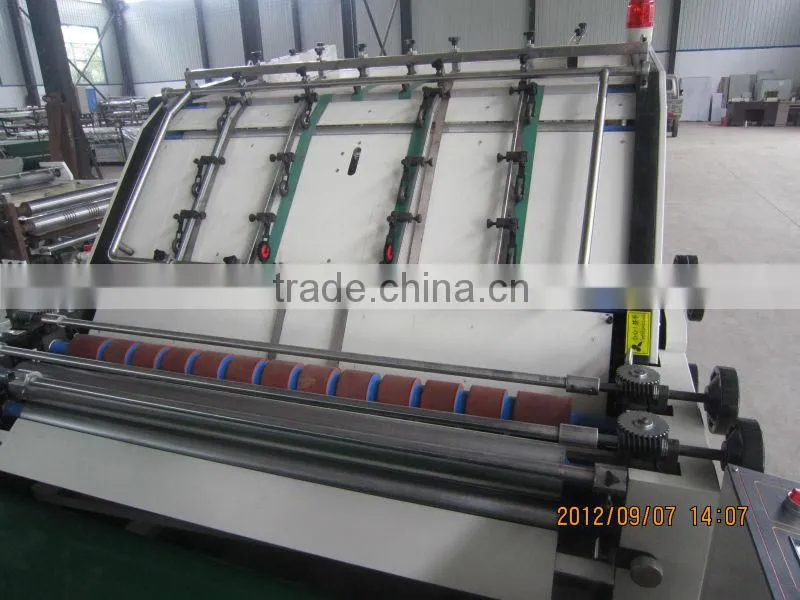 Corrugated cardboard automatic flute laminating machine