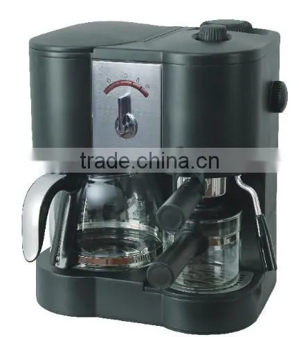 CE ROHS AND LFGB 3 IN 1 ESPRESSO CAPPUCCINO DRIP COFFEE MACHINE MAKER
