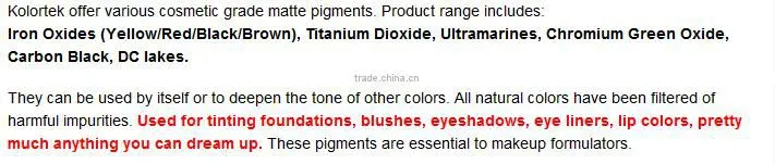 Cosmetic ultramarine blue pigment, high quality pigment ultramarine blue