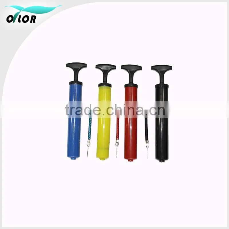 Colorful and cheap ball equipments Promotional Manual Air Pumps