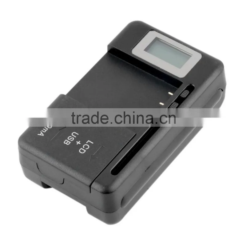 Mobile Universal Battery Charger LCD Indicator Screen For Cell Phones USB-Port