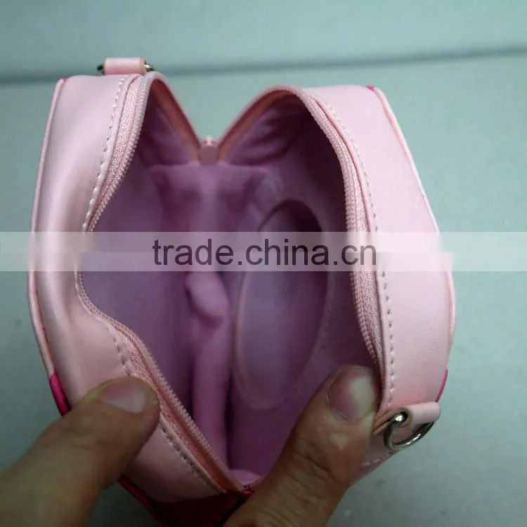 2016 New fashion custom designer durable pu leather waterproof camera bag Promotion camera bag with customized design